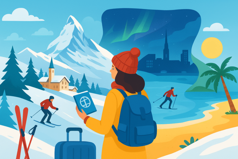 خطط لرحلتك الشتوية أفضل النصائح، الدليل الشامل، وأفضل وجهات السفر الشتوية لعام 2025 - موقع بوابة العلم
